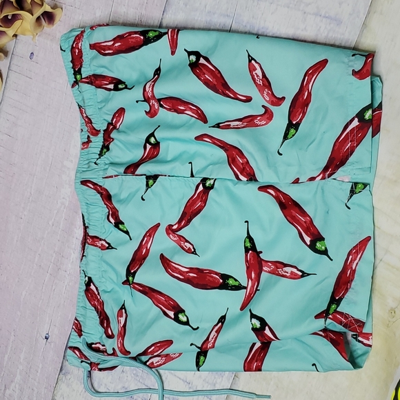 Men's Jake Austin Chili Pepper Swim Shorts - Picture 3 of 10